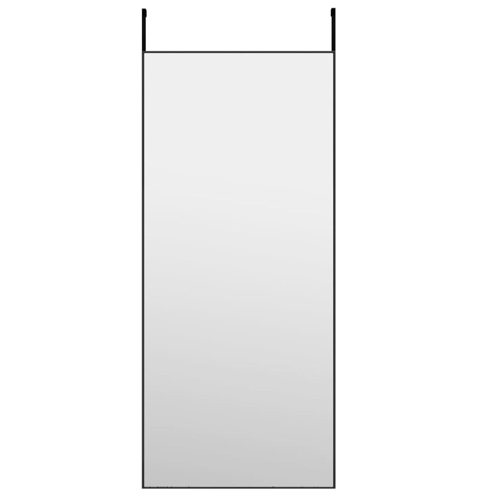 Schwarzer Türspiegel 40x100 cm