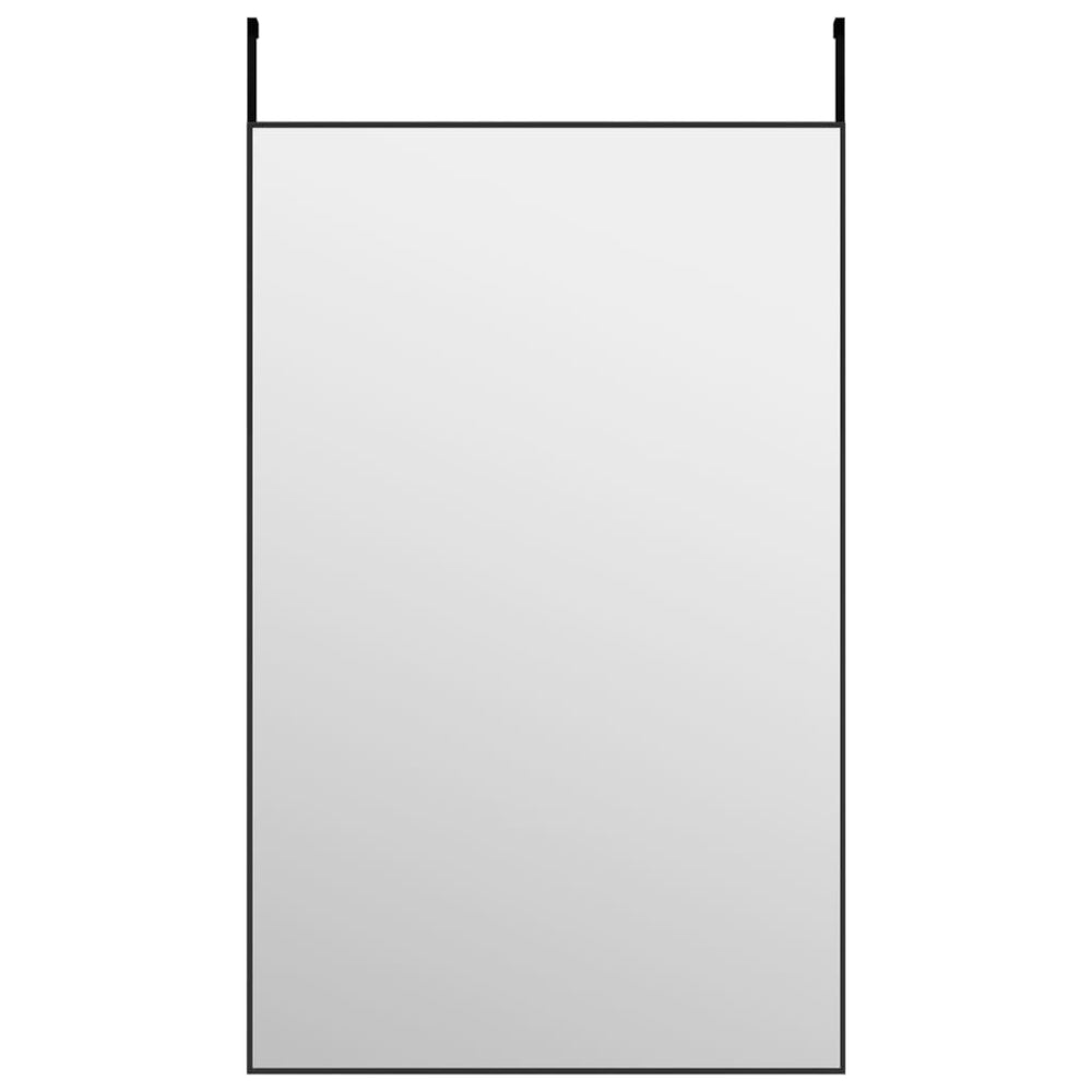 Schwarzer Türspiegel 50x80 cm