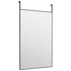 Schwarzer Türspiegel 50x80 cm