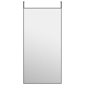 Schwarzer Türspiegel 50x100 cm