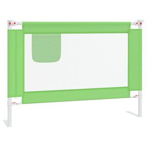 vidaXL Barrière de lit enfant verte 90x25 cm Tissu