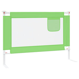 vidaXL Barrière de lit enfant verte 90x25 cm Tissu