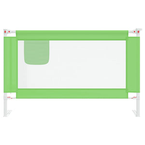 vidaXL Barrière de lit enfant vert 120 x 25 cm en tissu