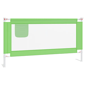 Kleinkind-Bettschutzgitter Grün 160x25 cm Stoff