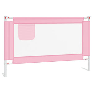 vidaXL Barrière de lit enfant rose 120x25 cm Tissu