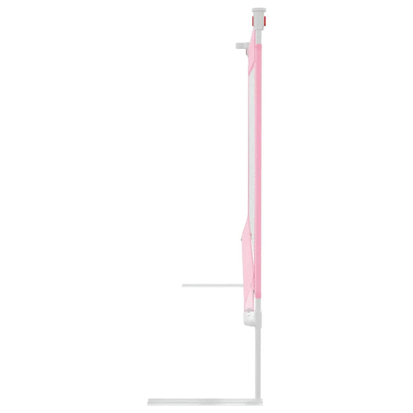Kleinkind-Bettschutzgitter Rosa 160x25 cm Stoff