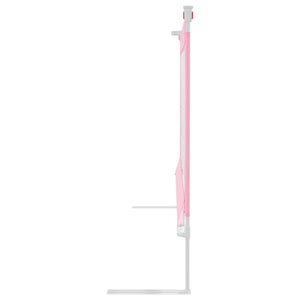 vidaXL Barrière de lit enfant Rose 180x25 cm Tissu