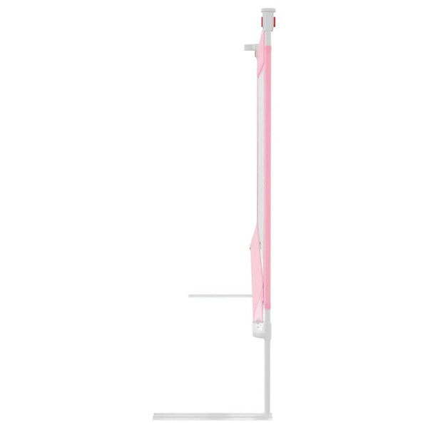 vidaXL Barrière de lit enfant Rose 200x25 cm Tissu