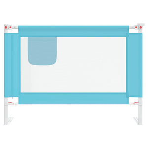 Blaues Bettschutzgitter für Kleinkinder 90x25 cm