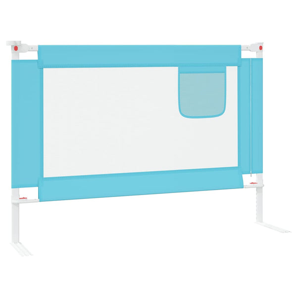 Blaues Bettschutzgitter für Kleinkinder 90x25 cm