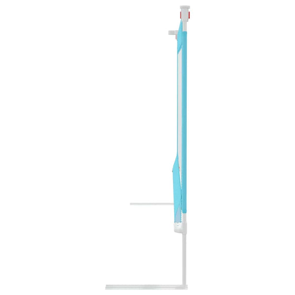 vidaXL Barrière de lit enfant Bleu 150x25 cm Tissu