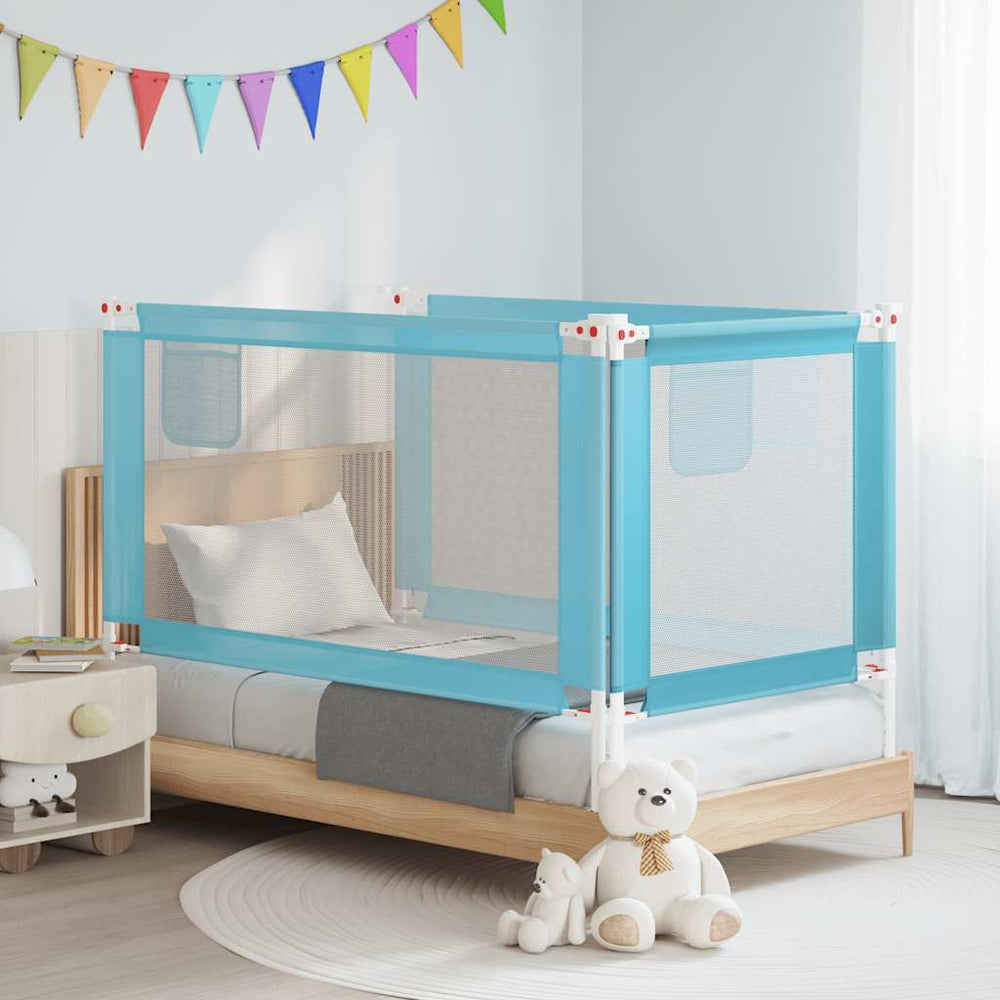 Blaues Bettschutzgitter für Kleinkinder, 150 cm