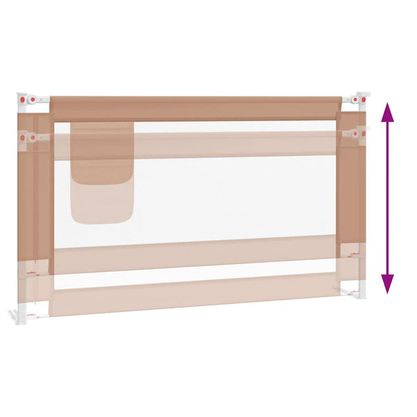 Kleinkind Bettschutzgitter Taupe 140 cm