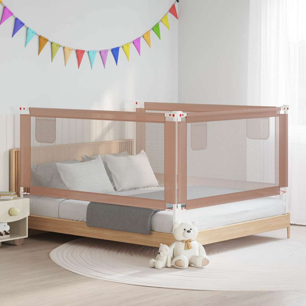 Kleinkind Bettschutzgitter Taupe 180 cm