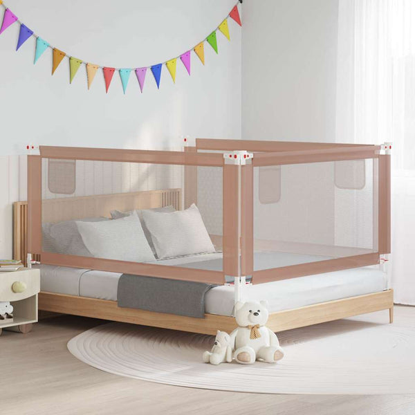 Kleinkind Bettschutzgitter Taupe 180 cm