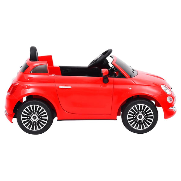 Fiat 500 Kinder Elektroauto Rot