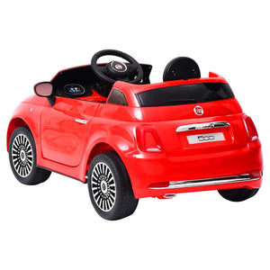 Fiat 500 Kinder Elektroauto Rot