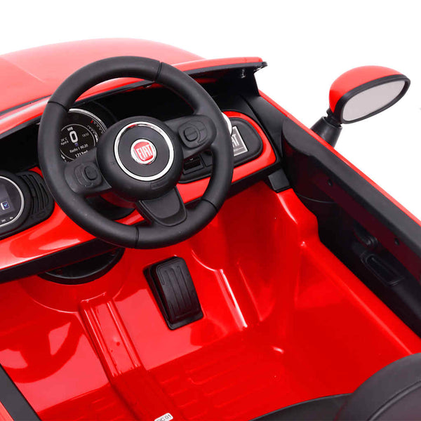 Fiat 500 Kinder Elektroauto Rot