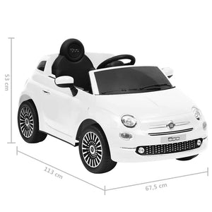 Fiat 500 Kinder Elektroauto - Weiß