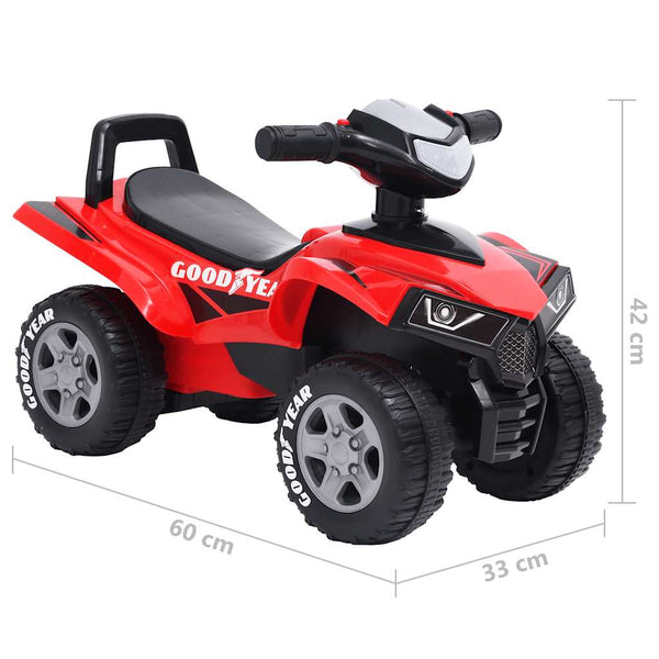 Good Year Aufsitz-Quad Rot