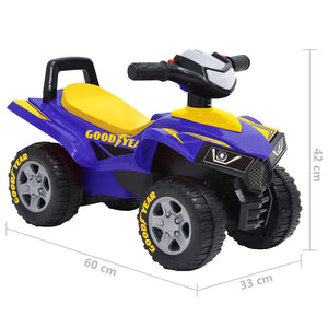 Good Year Aufsitz-Quad Blau