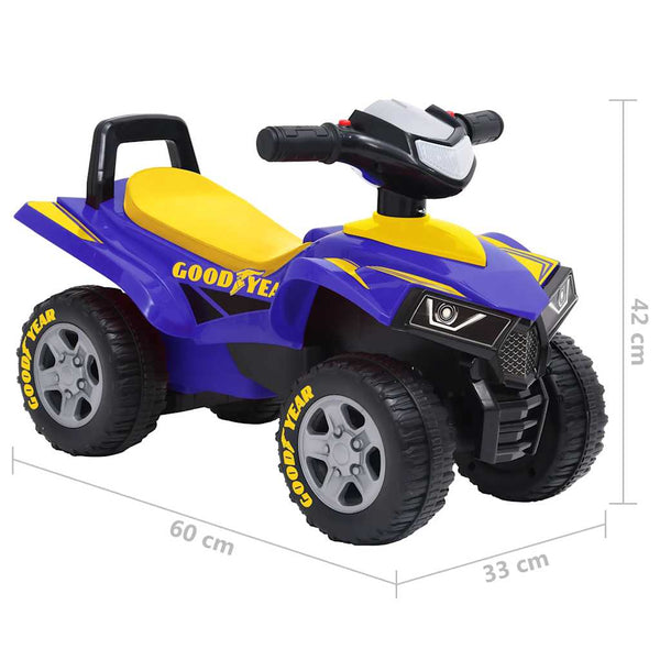 Good Year Aufsitz-Quad Blau
