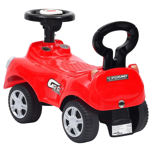 Rotes Kinderauto Rutscher