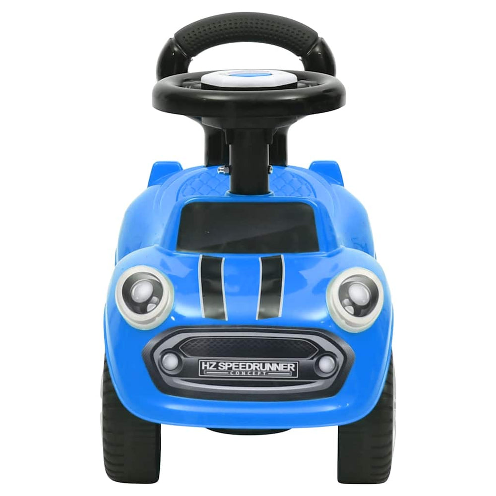 Blaues Kinderauto Rutscher