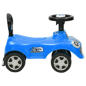 Blaues Kinderauto Rutscher