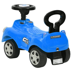Blaues Kinderauto Rutscher