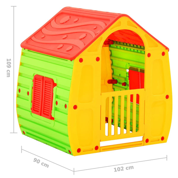 vidaXL Maison de jeu pour enfants 102x90x109 cm