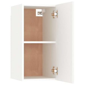 Weiße Hänge-TV-Schränke, 2er-Set