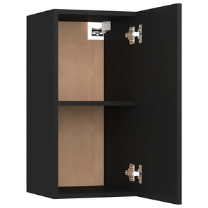 Schwarzer TV-Schrank 30,5x30x60 cm