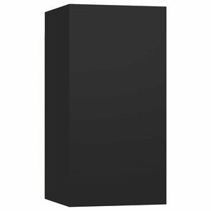 Schwarze TV-Schränke, 2er-Set
