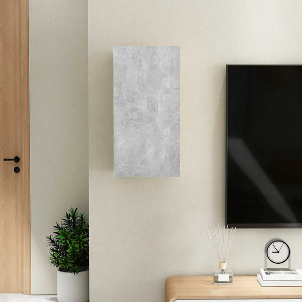 TV-Schrank Betongrau Hängend