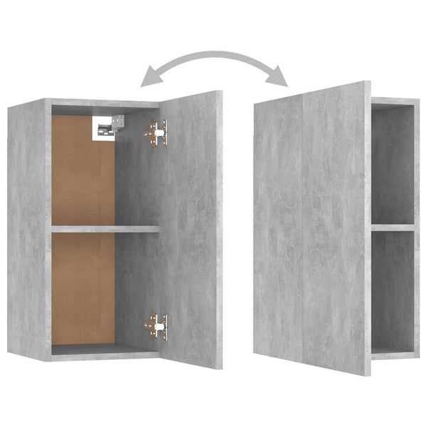 TV-Schrank Betongrau Hängend