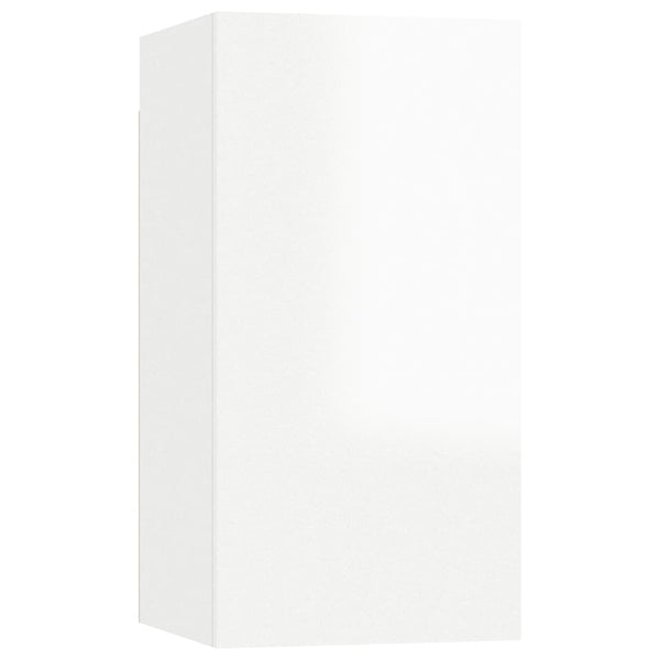 TV-Schrank Hochglanz Weiß 30,5x30x60 cm