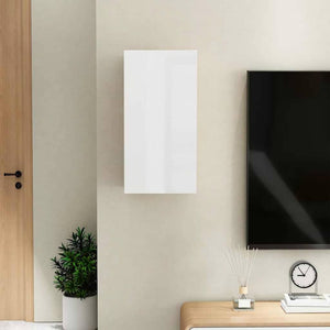 TV-Schrank Hochglanz Weiß 30,5x30x60 cm