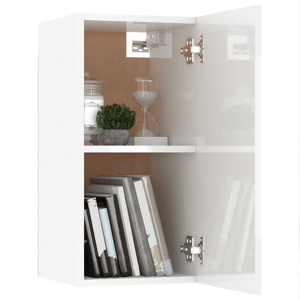 TV-Schrank Hochglanz Weiß 30,5x30x60 cm