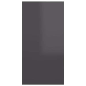 vidaXL Meubles TV 2 pcs Gris brillant 30,5x30x60 cm Bois d'ingénierie