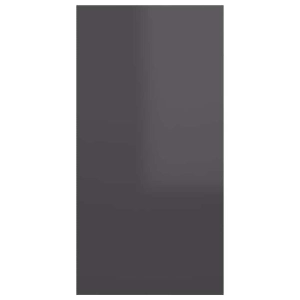 vidaXL Meubles TV 2 pcs Gris brillant 30,5x30x60 cm Bois d'ingénierie