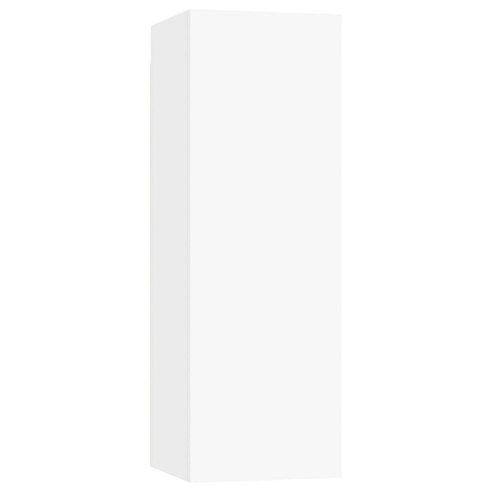 vidaXL Meuble TV Blanc 30,5x30x90 cm Bois d'ingénierie