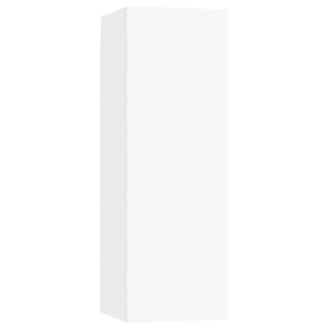 Weißer TV-Schrank, Hängend, 90 cm