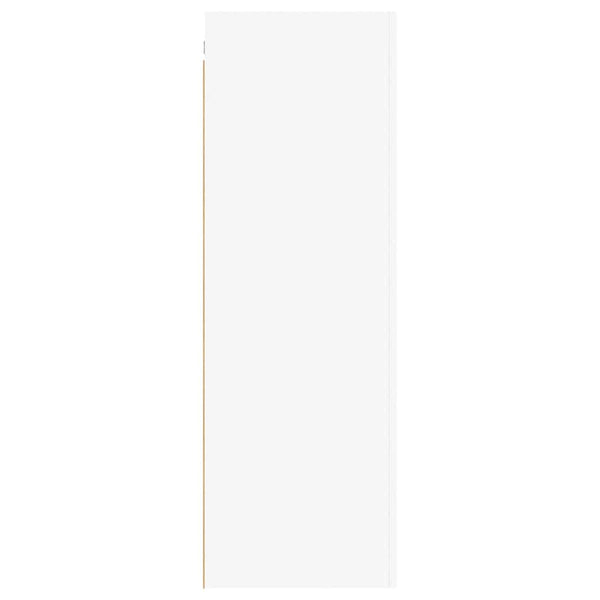 Weißer TV-Schrank, Hängend, 90 cm