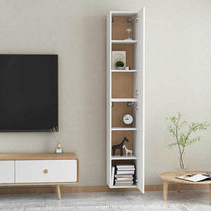 Weiße TV-Schränke, 2er-Set