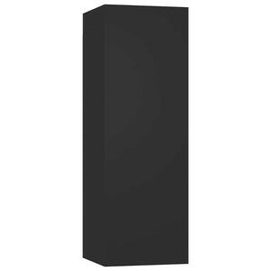 Schwarzer TV-Schrank Hängend, 90 cm