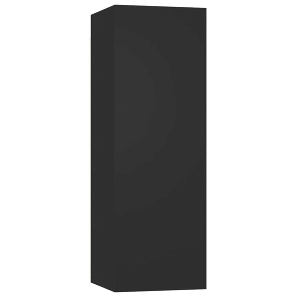 Schwarze TV-Schränke, 2er-Set