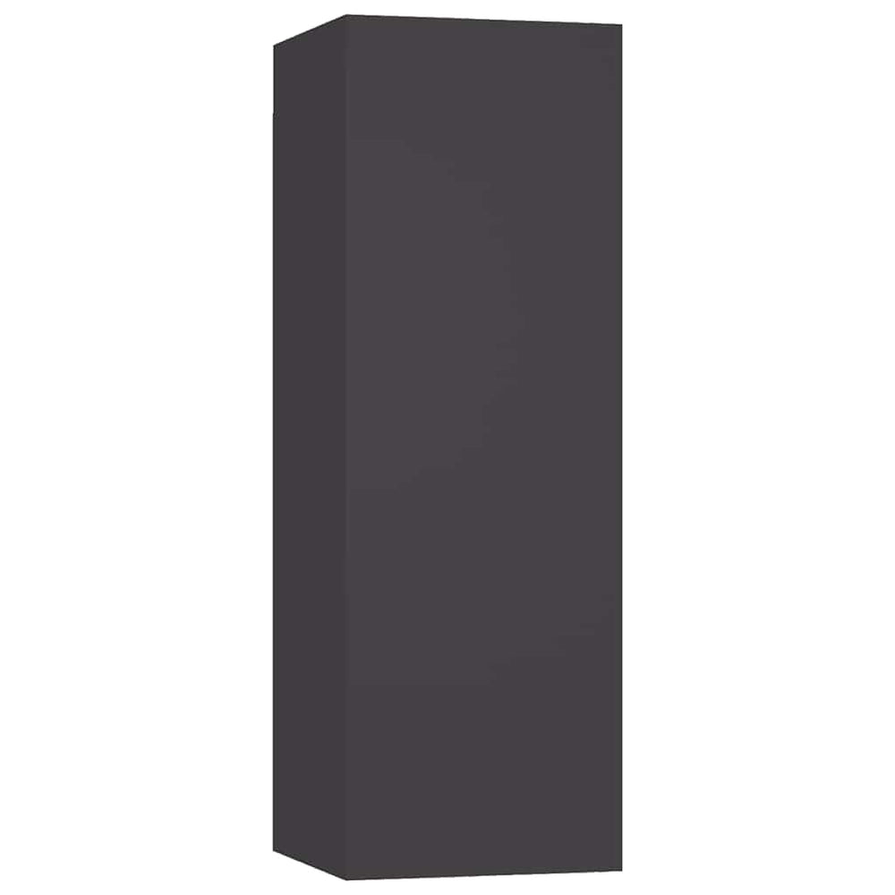 Grauer TV-Schrank, hängend, 90 cm