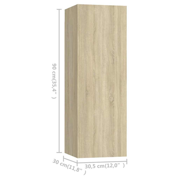TV-Schrank Sonoma Eiche Hängend 90cm
