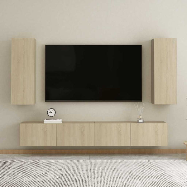 TV-Schränke Sonoma-Eiche, 2er Set